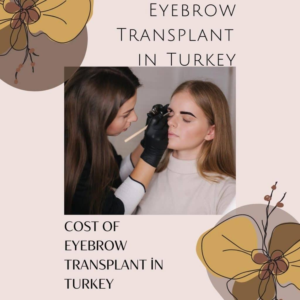 Cost of eyebrow transplant in Turkey
