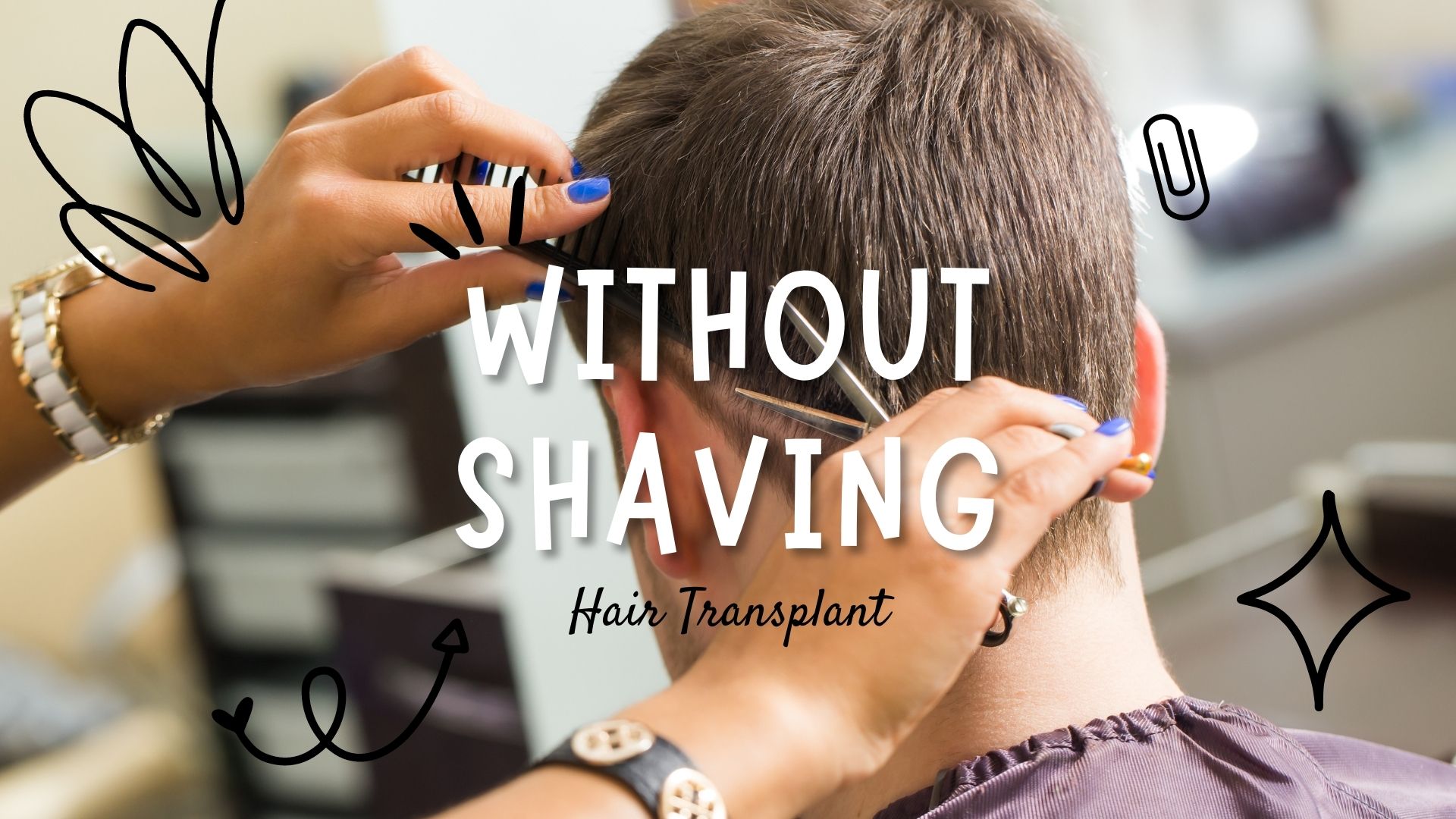 without shaving hair transplant